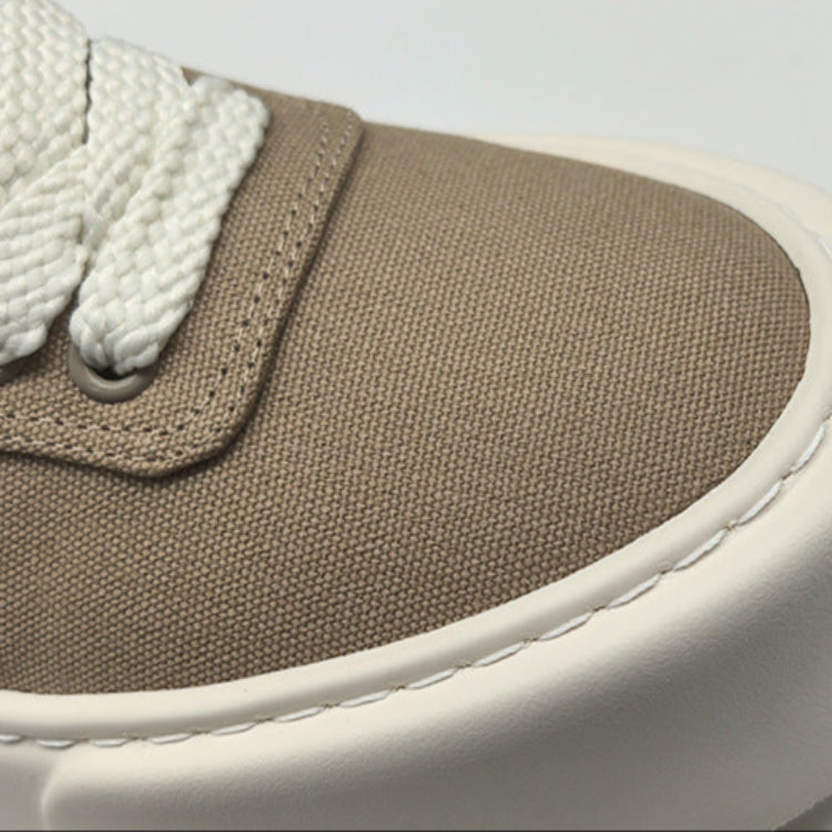 Men Minimalism Plain Canvas Flat Casual Shoes-RAIIFY