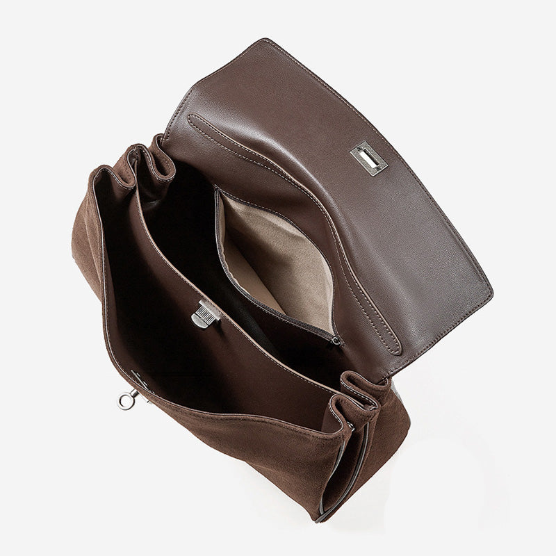 Women’s Vintage Suede Leather Rodeo Tote Bag