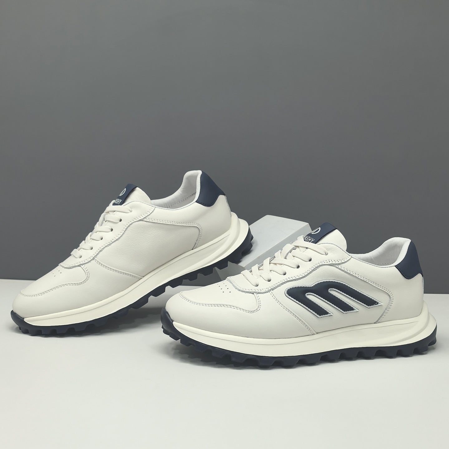 Men's Top Grain Cowhide Fashion Casual Shoes-RAIIFY