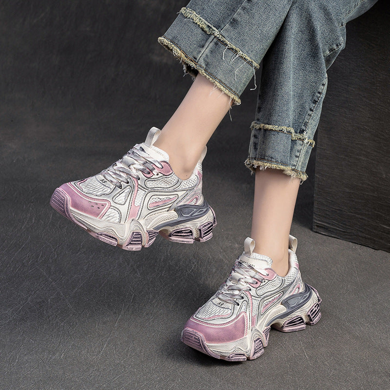 Women's Breathable Comfort Casual Platform Sneakers-RAIIFY
