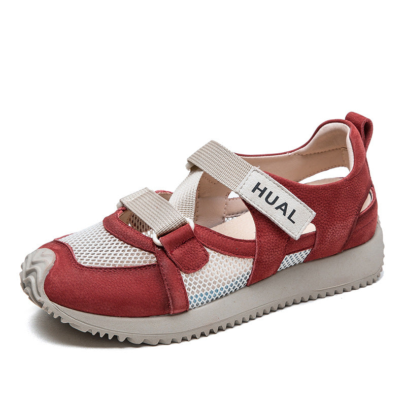 Women Summer Mesh Velcro Tape Casual Shoes-RAIIFY