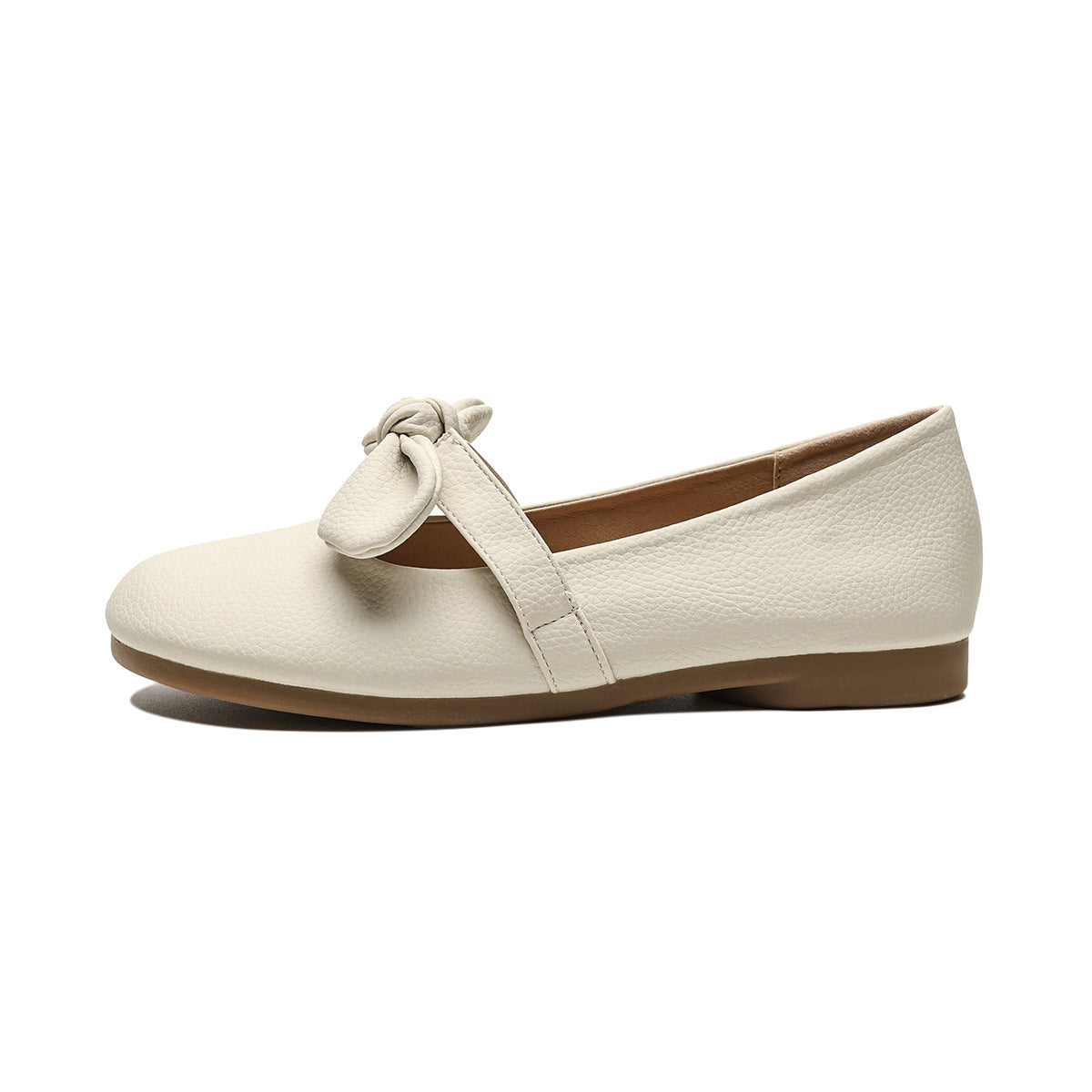 Women Minimalist Fashion Soft Leather Casual Flats-RAIIFY