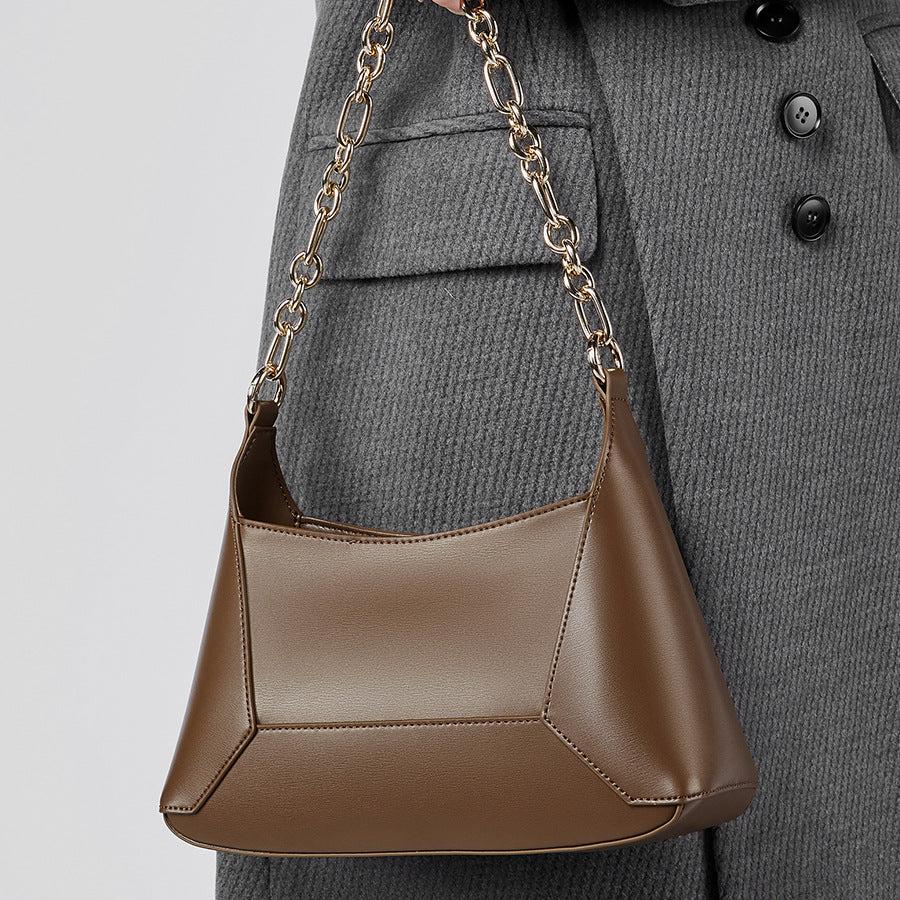 Women Minimalism Fashion Leather Shoulder Bag-RAIIFY