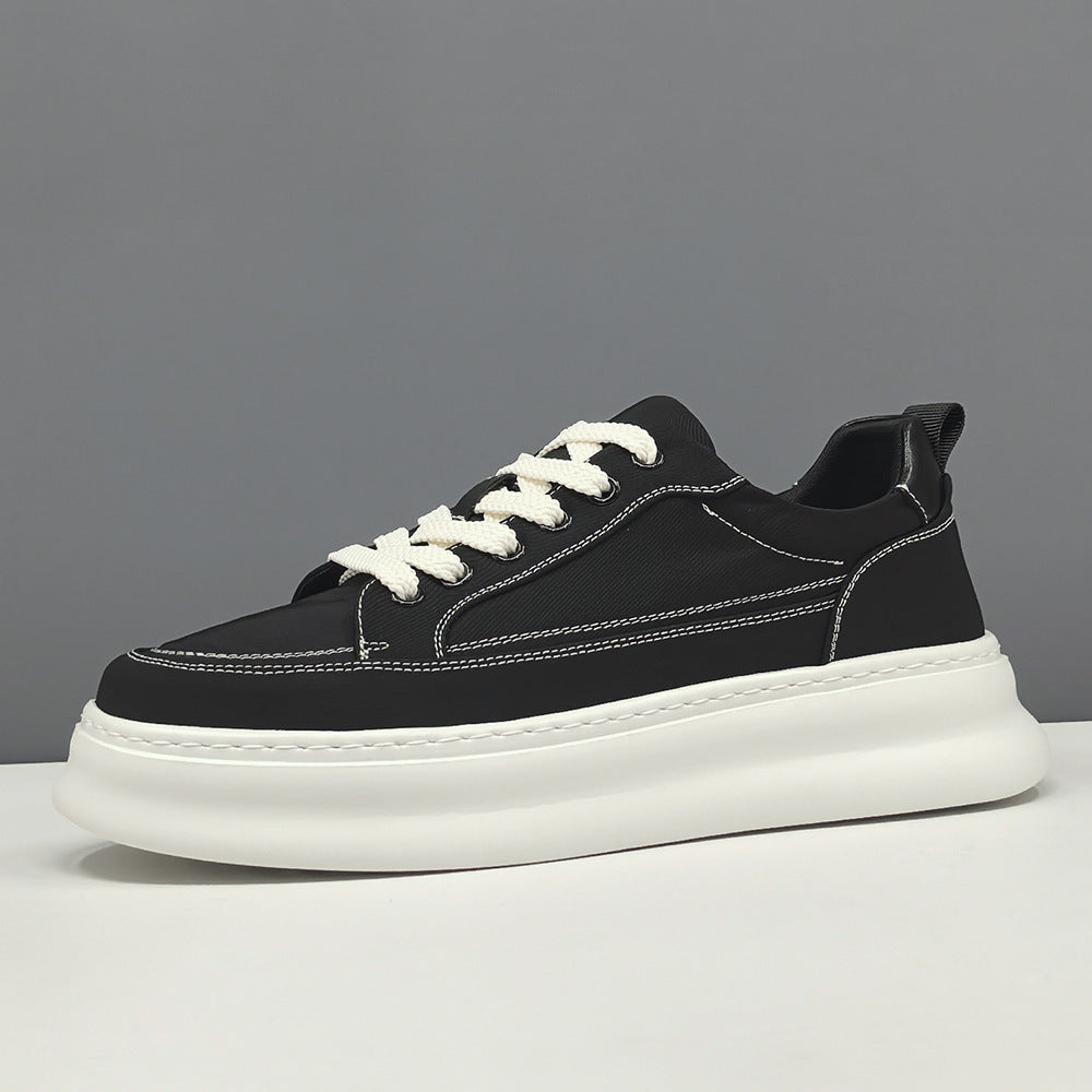 Men Minimalism Plain Canvas Casual Sneakers-RAIIFY