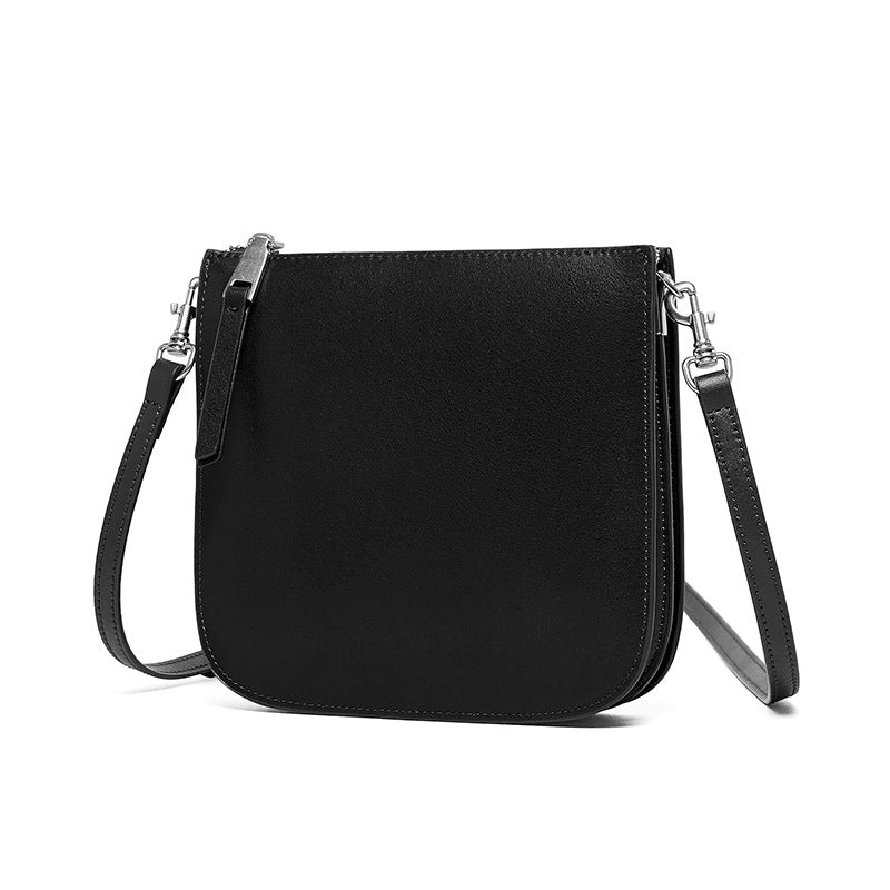 Women Minimalism Retro Solid Leather Cross Body Bag-RAIIFY