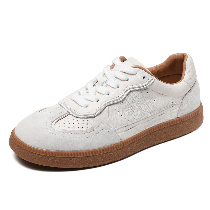 Women Soft Leather Fashion Casual Training Sneakers-RAIIFY