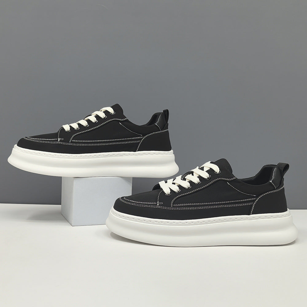 Men Minimalism Plain Canvas Casual Sneakers-RAIIFY
