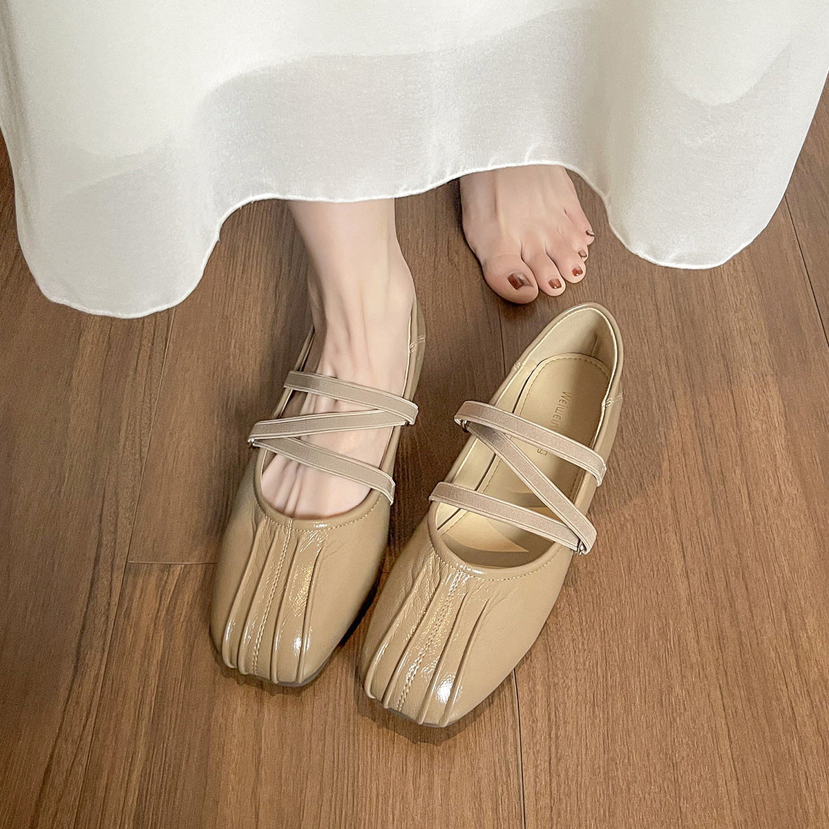Women's Minimalism Soft Casual Mary Jane Flats-RAIIFY