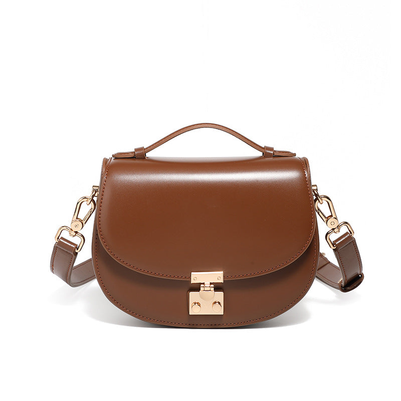 Women Plain Leather Fashion Casual Mini Cross Body Bag-RAIIFY