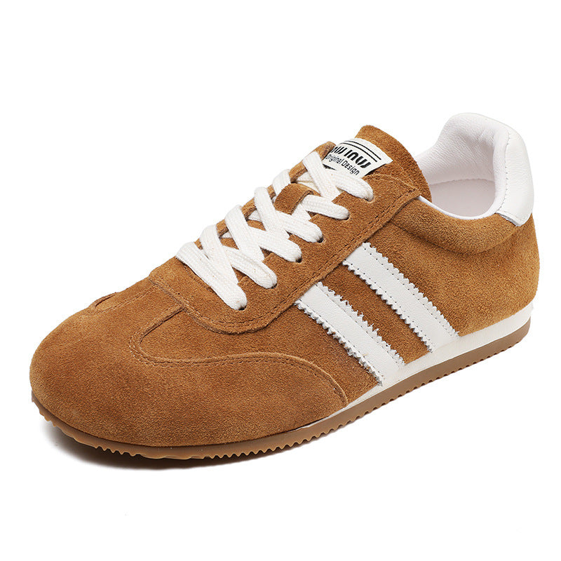 Women Retro Breathable Leather Casual Training Sneakers-RAIIFY