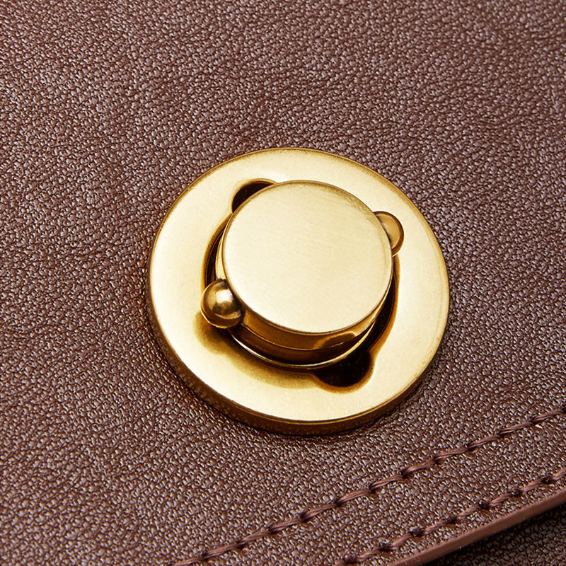 Women's Fashion Leather Small Square Shoulder Crossbody Bag-RAIIFY