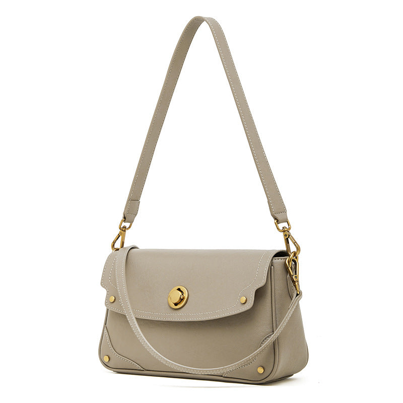 Women's Fashion Leather Small Square Shoulder Crossbody Bag-RAIIFY