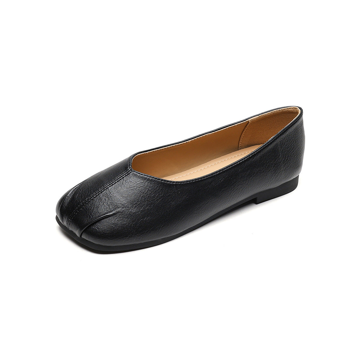 Women Minimalism Pure Leather Casual Flats-RAIIFY