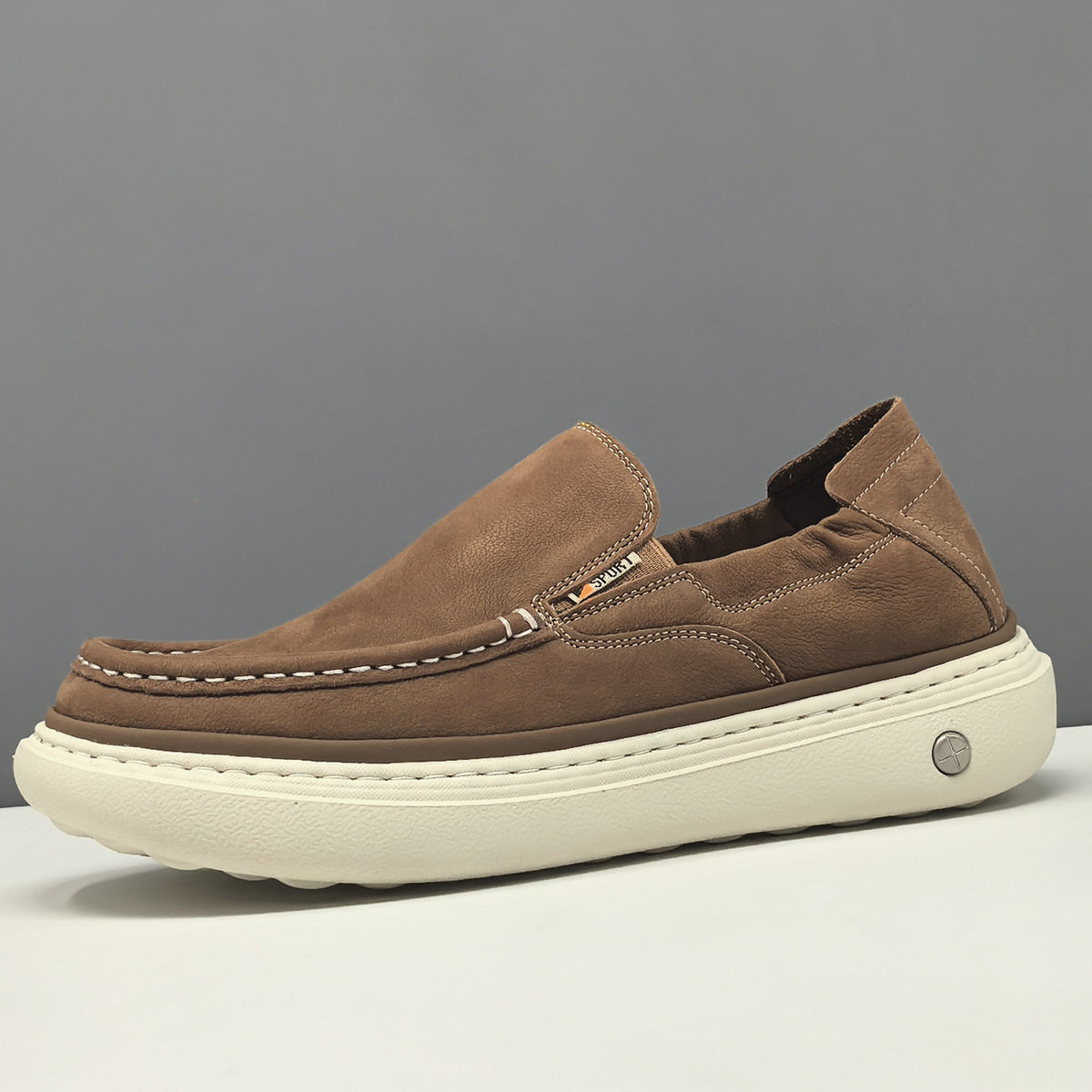 Men's Minimalist Genuine Leather Casual Loafers-RAIIFY