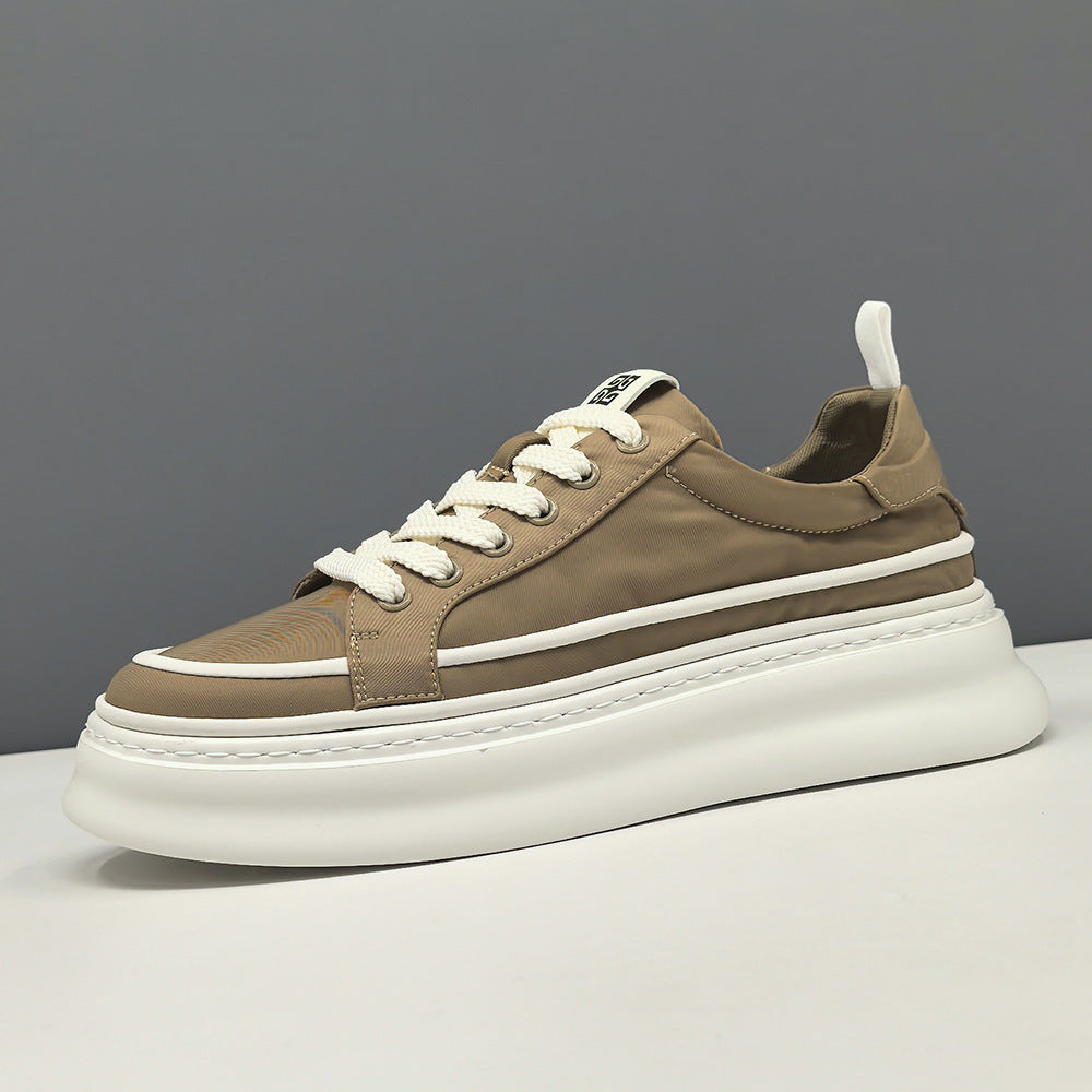 Men Fashion Plain Canvas Flat Casual Sneakers-RAIIFY