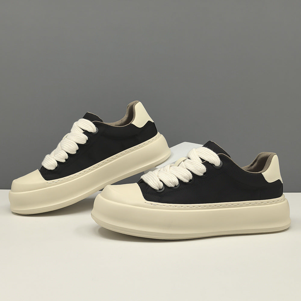 Men Fashion Casual Flat Plain Canvas Shoes-RAIIFY