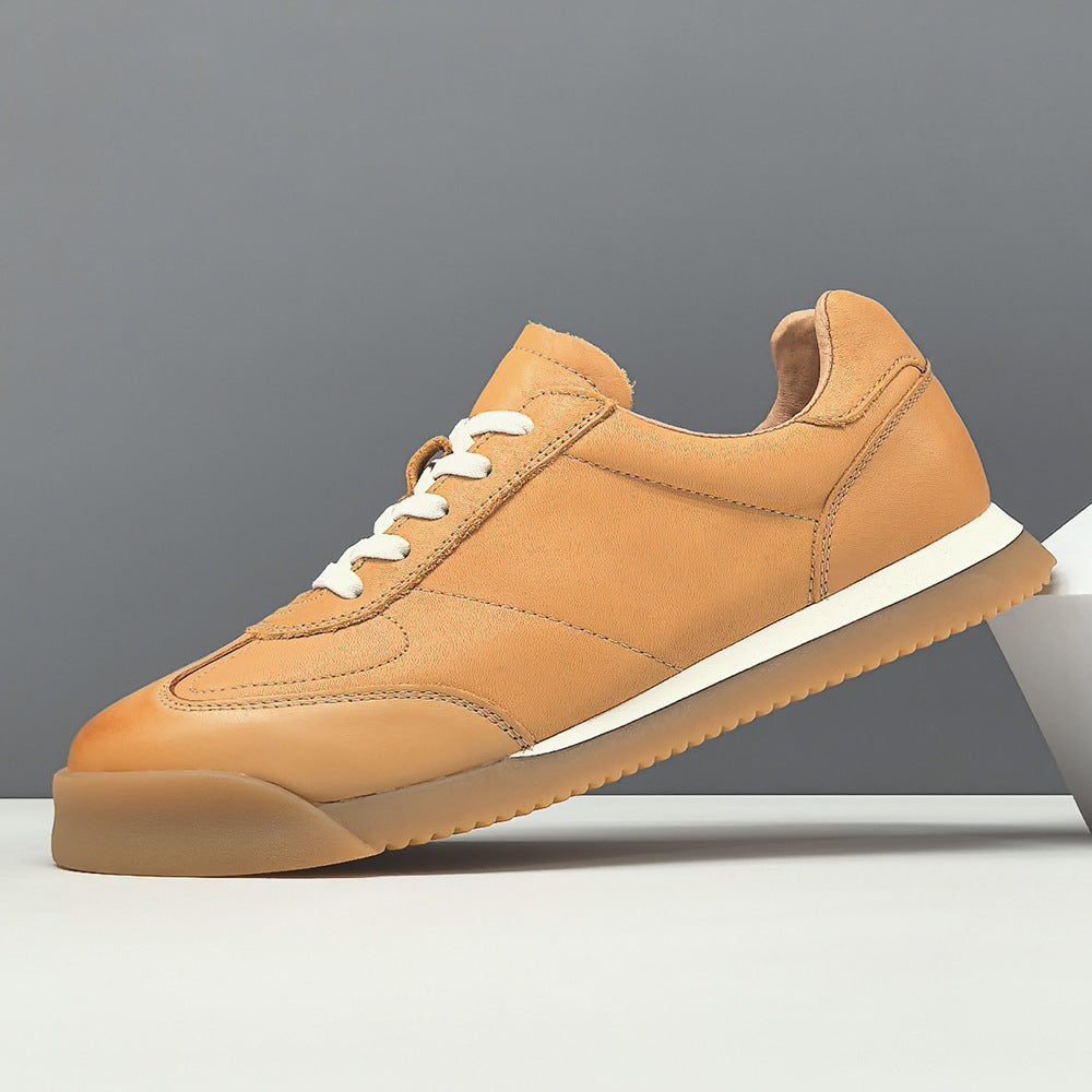 Men's Minimalism Quilted Leather Casual Shoes-RAIIFY