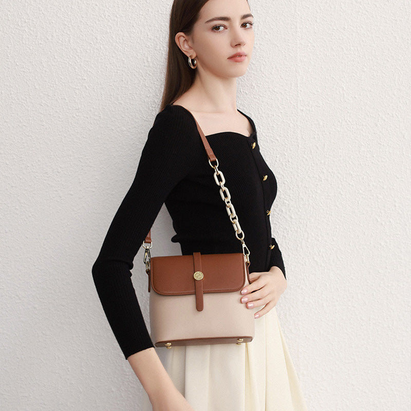 Women Fashion Leather Shoulder Cross Body Bag-RAIIFY