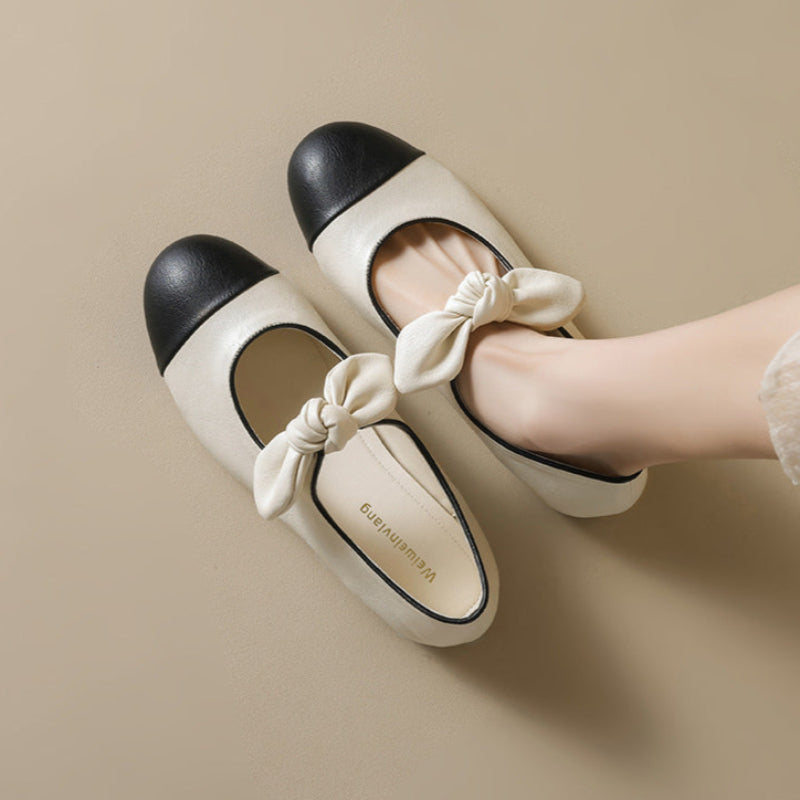Women's Casual Bowknot Mary Jane Shoes-RAIIFY