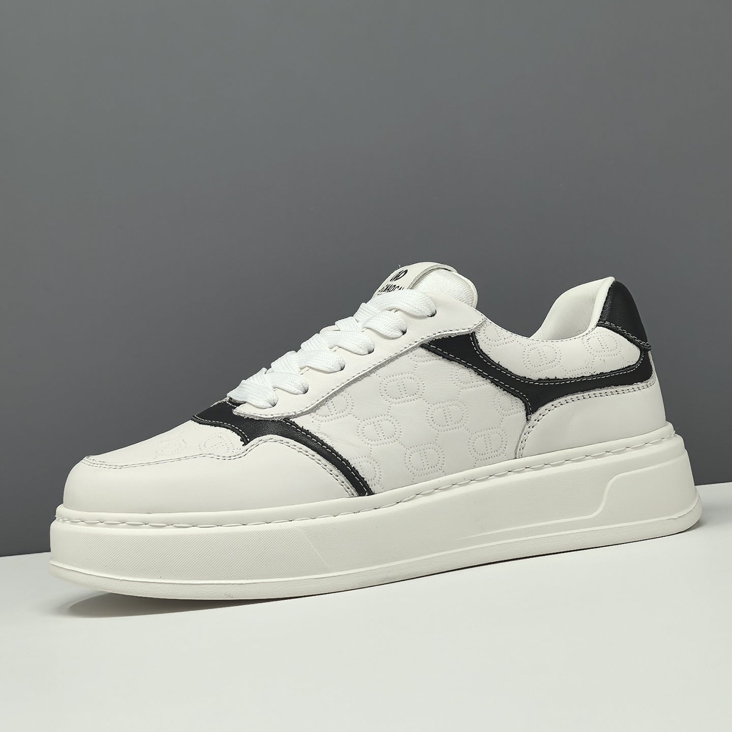 Men's Fashion Breathable Leather Casual Court Sneakers-RAIIFY