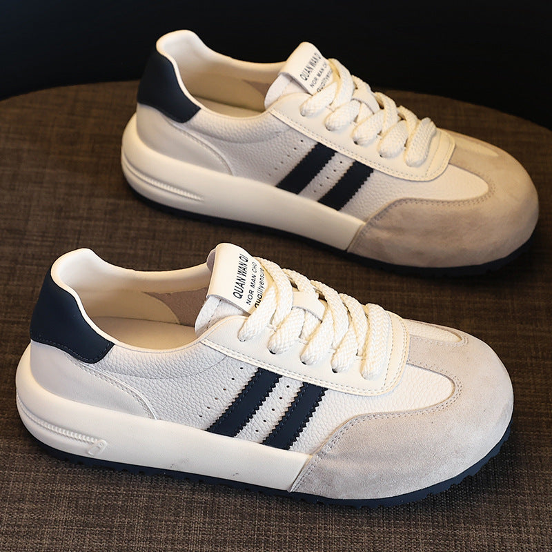 Women's Fashion Breathable Leather Training Casual Sneakers
