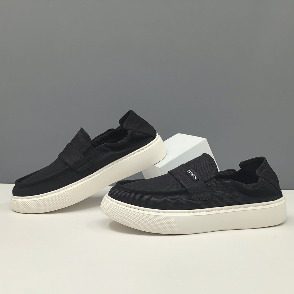 Men Minimalism Soft Canvas Comfort Flat Casual Shoes-RAIIFY
