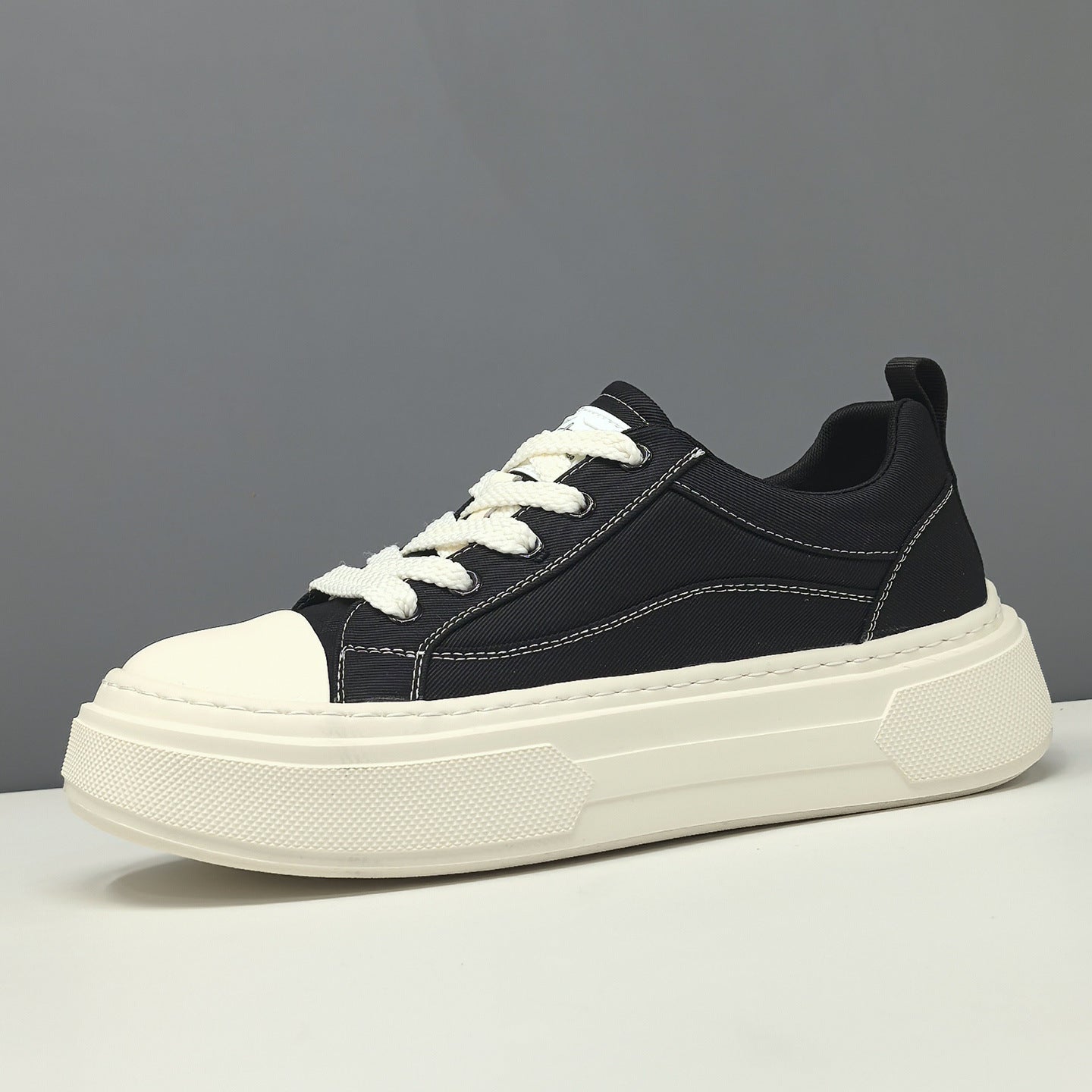 Men's Minimalist Breathable Canvas Flat Casual Shoes-RAIIFY