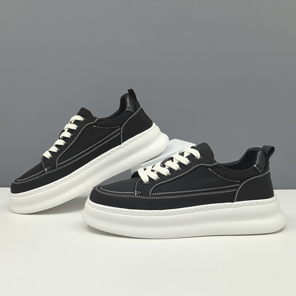 Men Minimalism Plain Canvas Casual Sneakers-RAIIFY