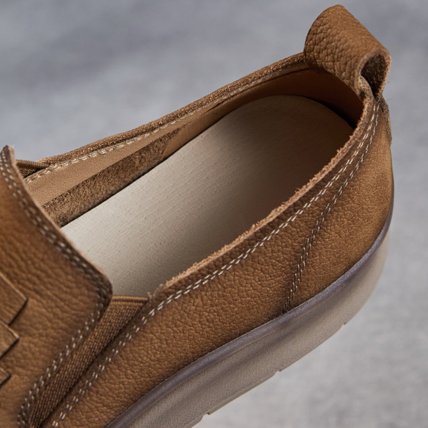 Women's Retro Woven Leather Casual Loafers-RAIIFY