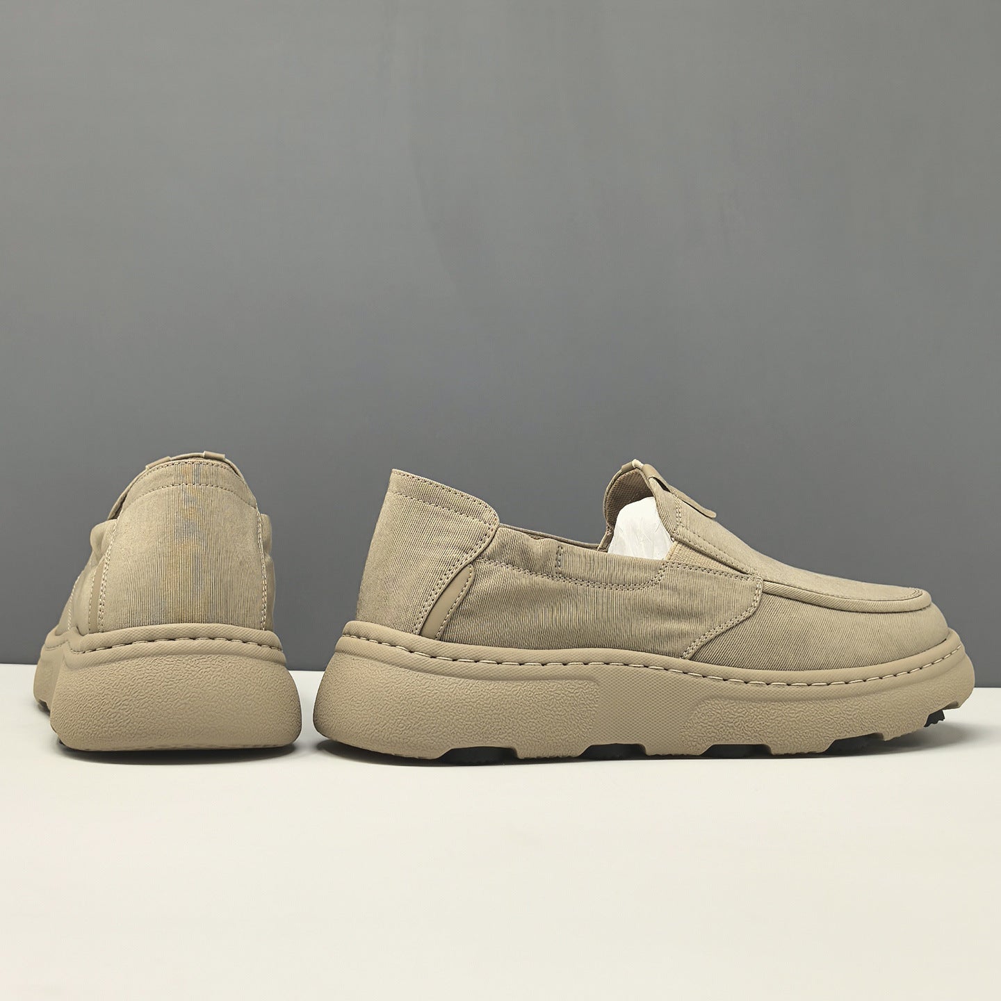 Men's Minimalist Canvas Soft Casual Loafers-RAIIFY