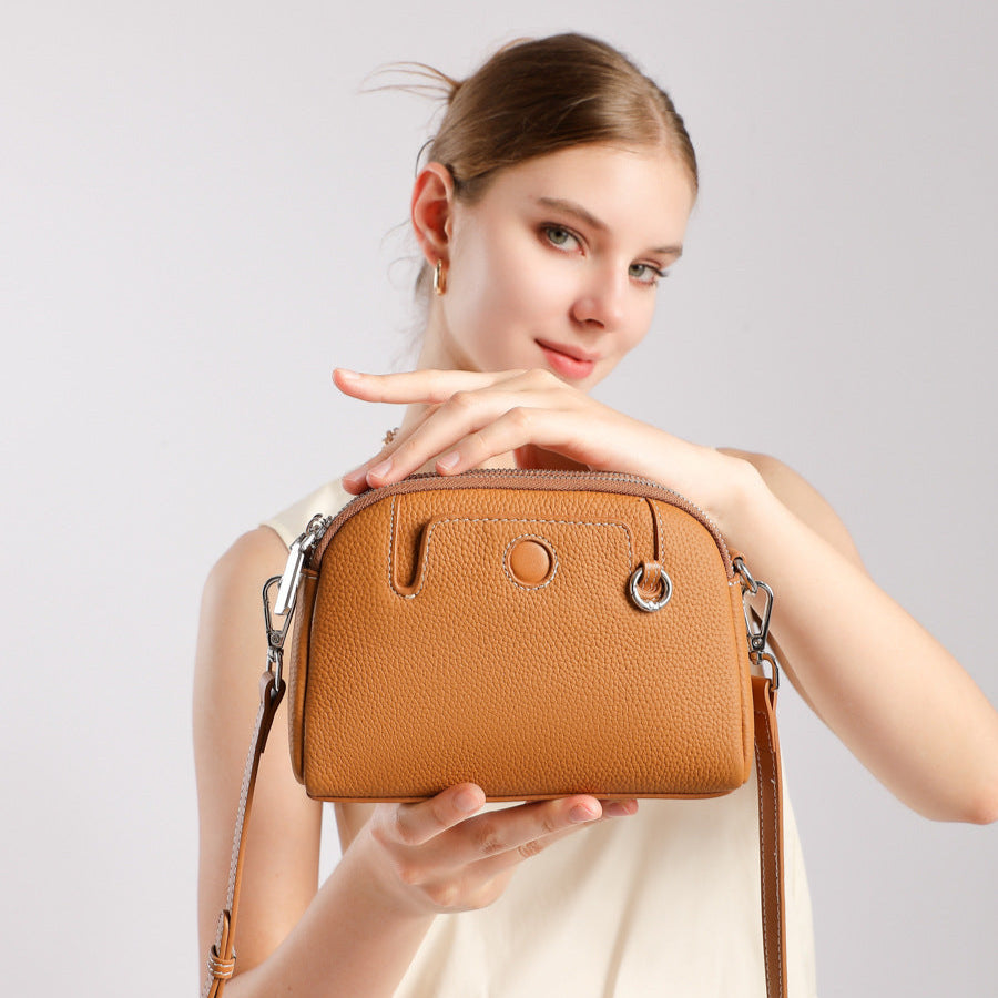 Women's Fashion Casual Leather Mini Crossbody Bag-RAIIFY