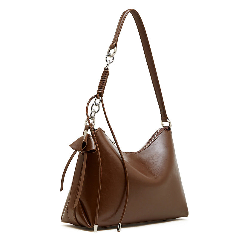 Women's Retro Genuine Leather Shoulder Bag-RAIIFY