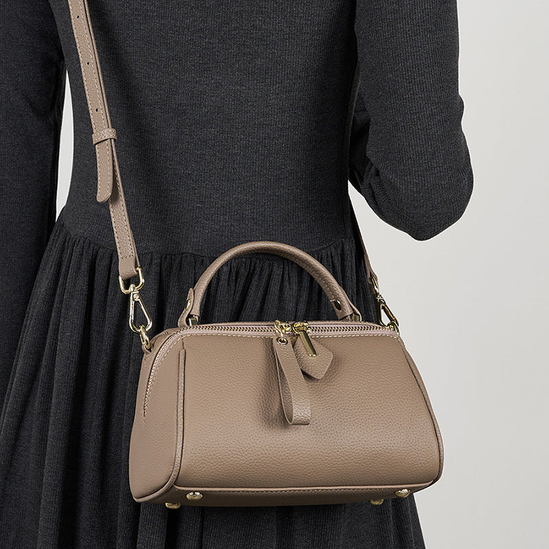 Women Minimalist Casual Leather Purse Shoulder Bag-RAIIFY