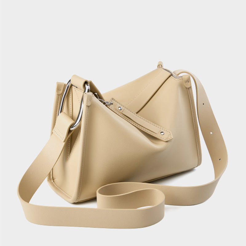 Women Minimalism Fashion Soft Leather Shoulder Bag-RAIIFY