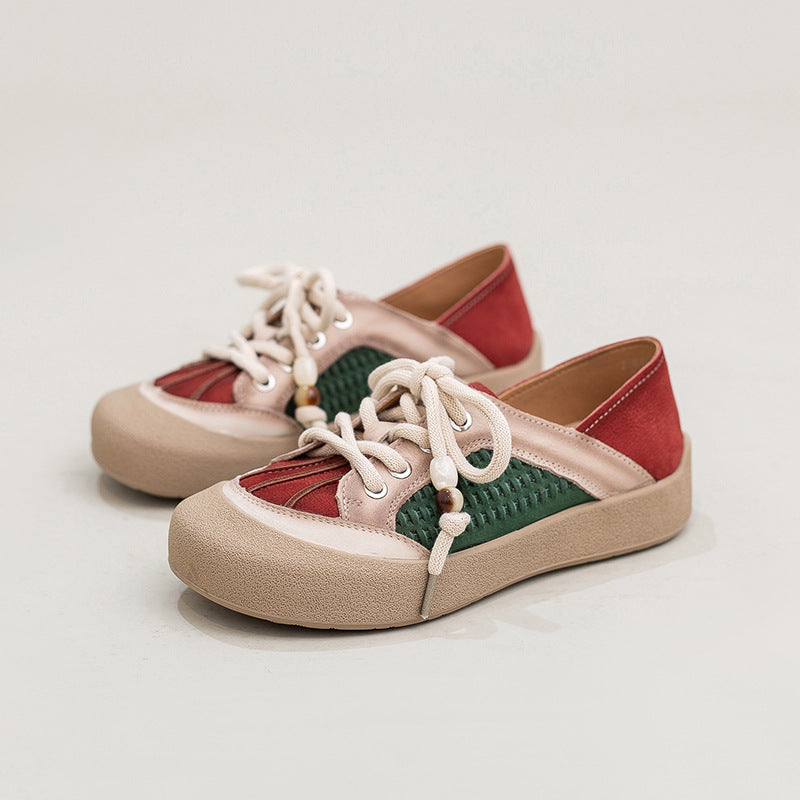 Women's Chic Genuine Leather Casual Flat Shoes-RAIIFY