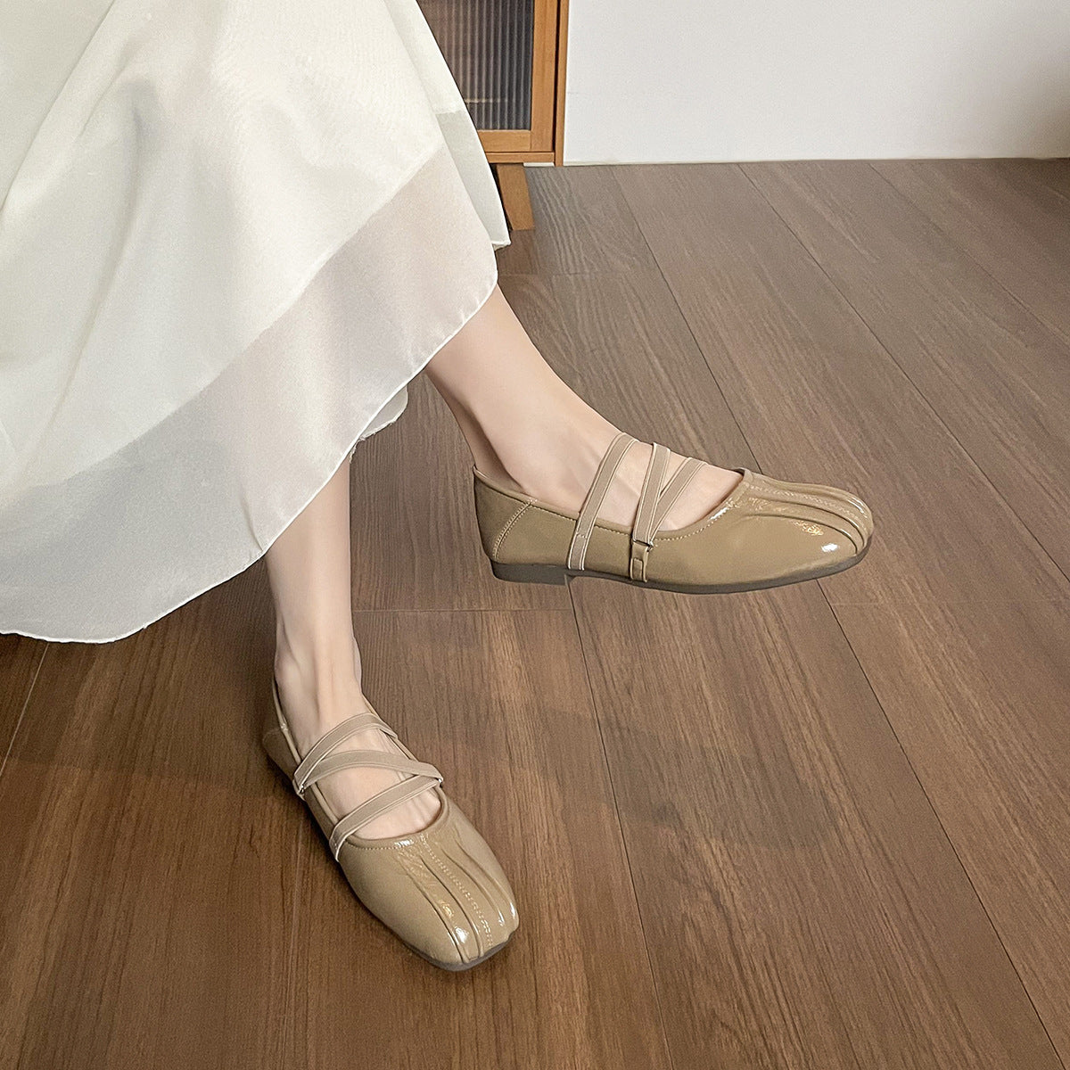 Women's Minimalism Soft Casual Mary Jane Flats-RAIIFY