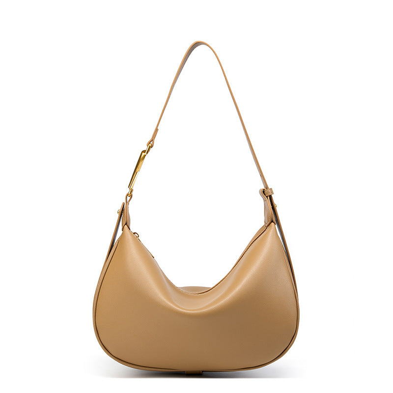 Women Fashion Minimalist Pure Leather Shoulder Bag-RAIIFY