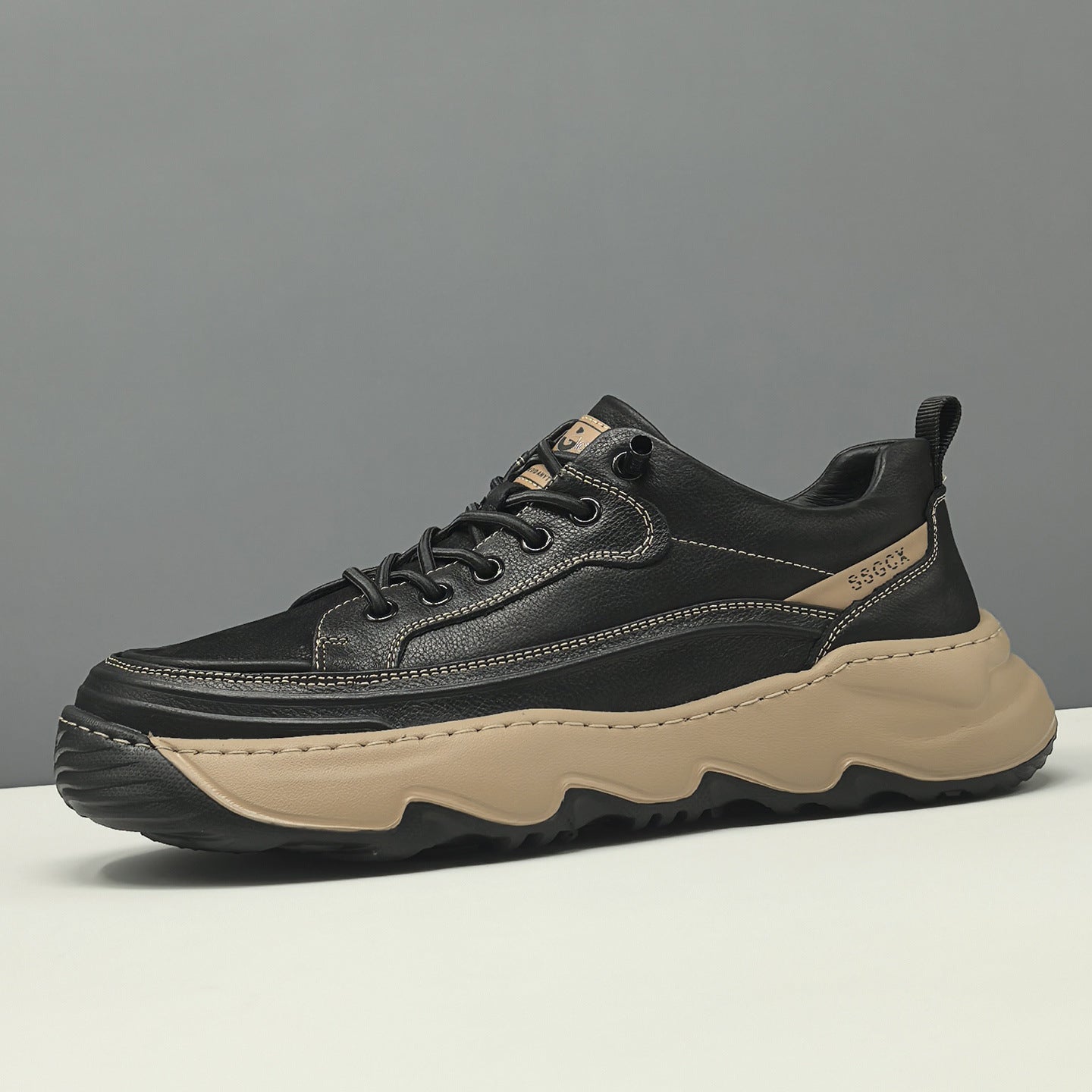 Men's Fashion Genuine Leather Slip-on Casual Shoes-RAIIFY