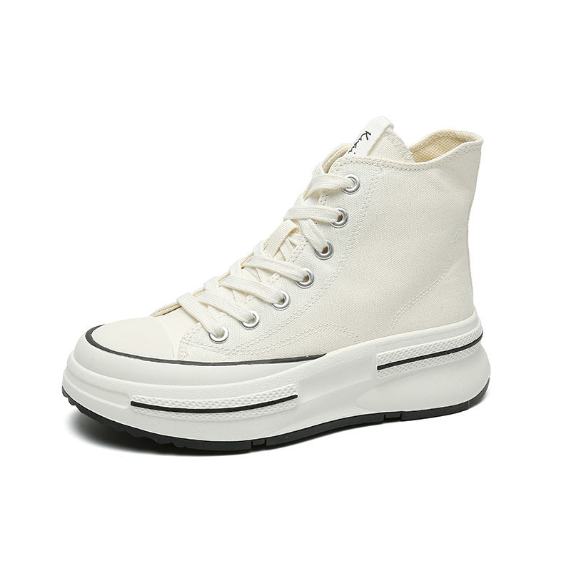 Women Stylish Canvas High Top Casual Shoes-RAIIFY