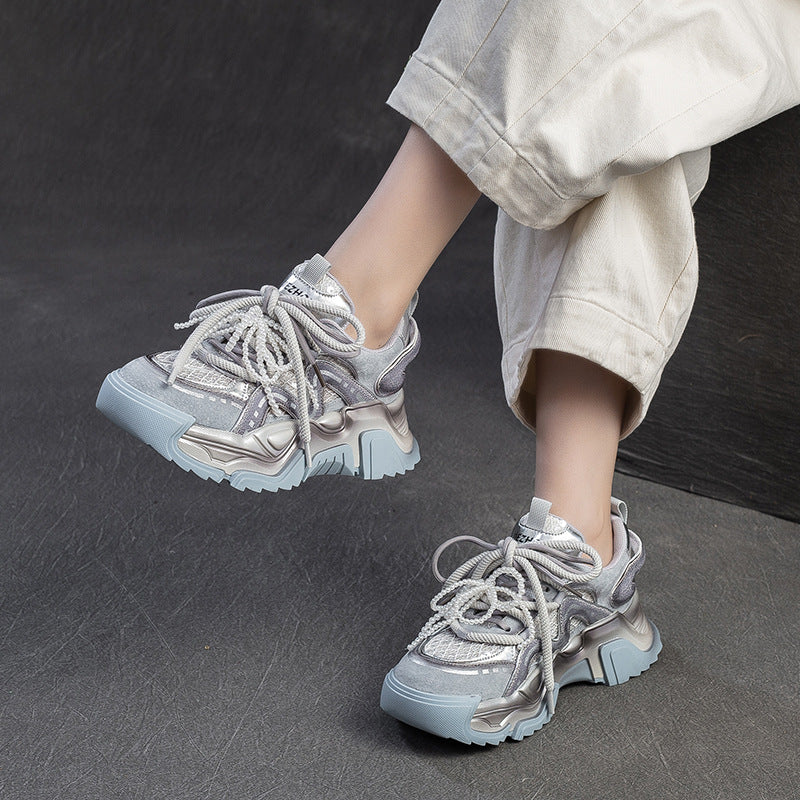 Women Fashion Breathable Chunky Platform Sneakers-RAIIFY