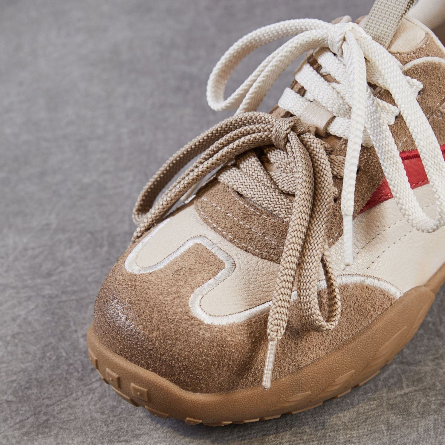 Women's Retro Suede Training Casual Sneakers-RAIIFY