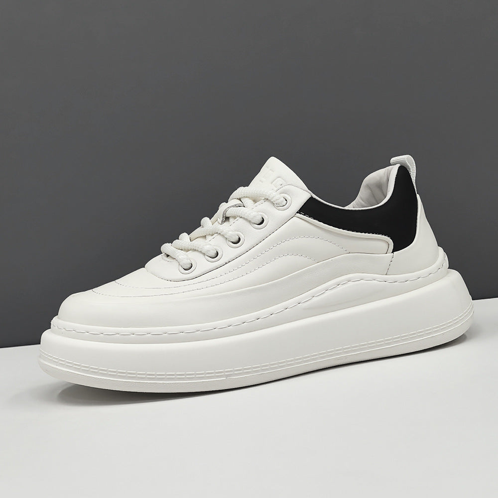 Men Minimalism Fashion Leather Casual Sneakers-RAIIFY