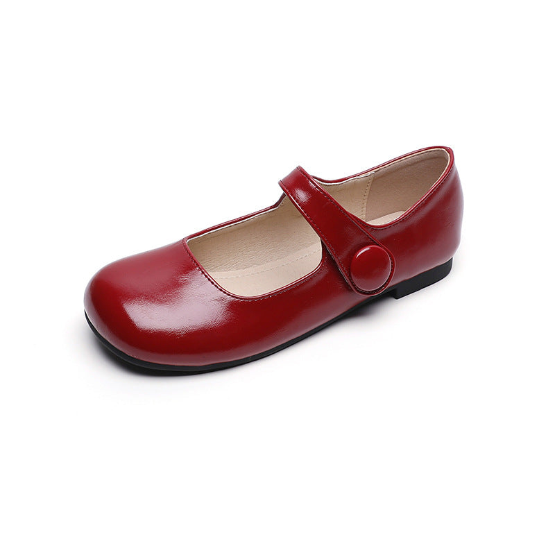 Women Glossy Soft Casual Mary Jane Shoes-RAIIFY