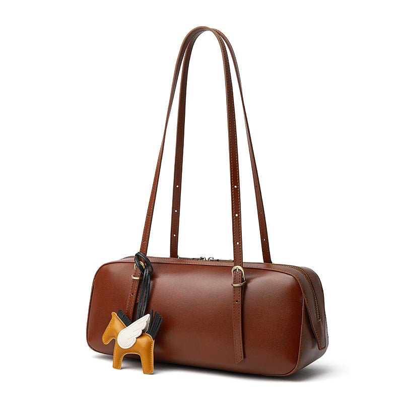 Women’s Fashion Leather Casual Underarm Bag-RAIIFY