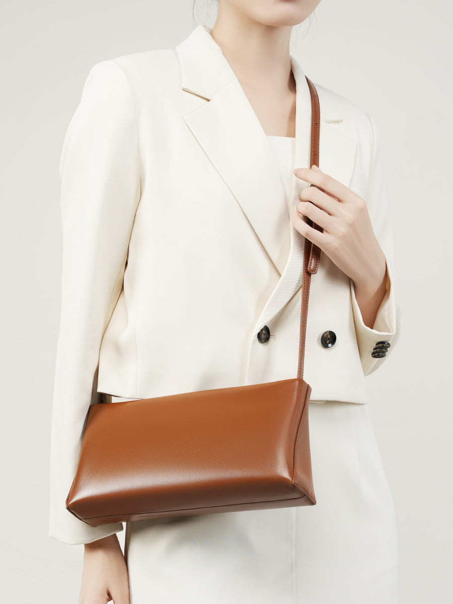 Women Minimalism Fashoin Leather Shoulder Bag-RAIIFY