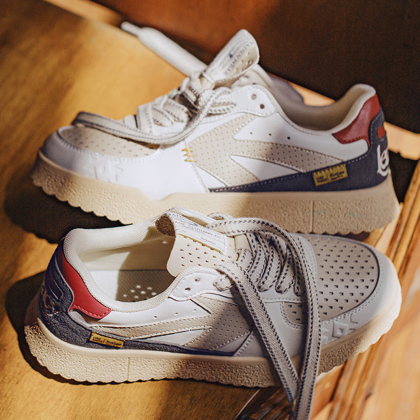 Men's Quilted Hollow Breathable Casual Sneakers-RAIIFY