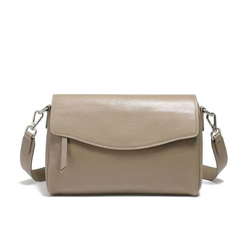 Women Plain Leather Fashion Cross Body Bag-RAIIFY