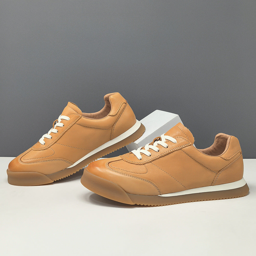 Men's Minimalism Quilted Leather Casual Shoes-RAIIFY