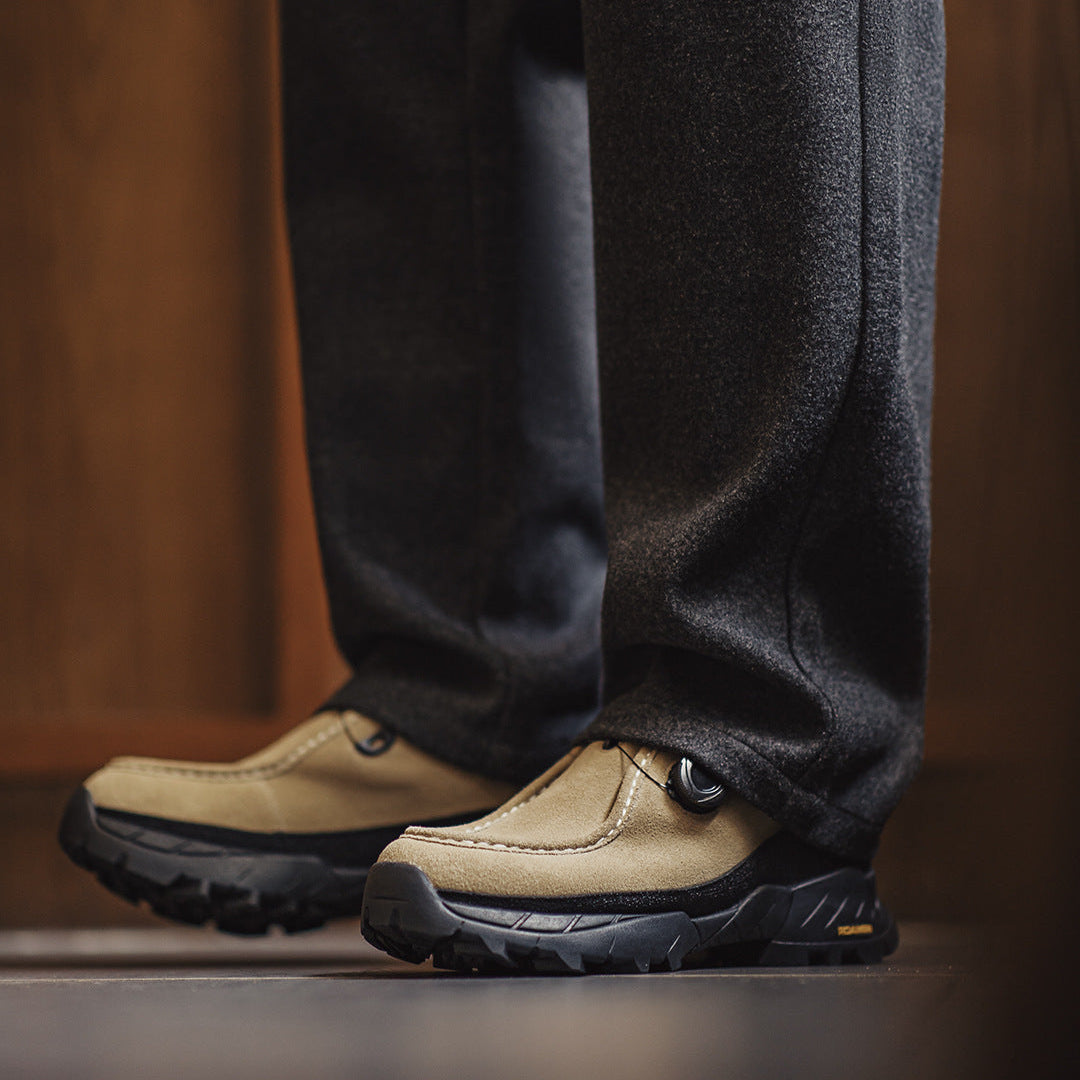 Men's Retro Suede Slip-on Casual Shoes-RAIIFY