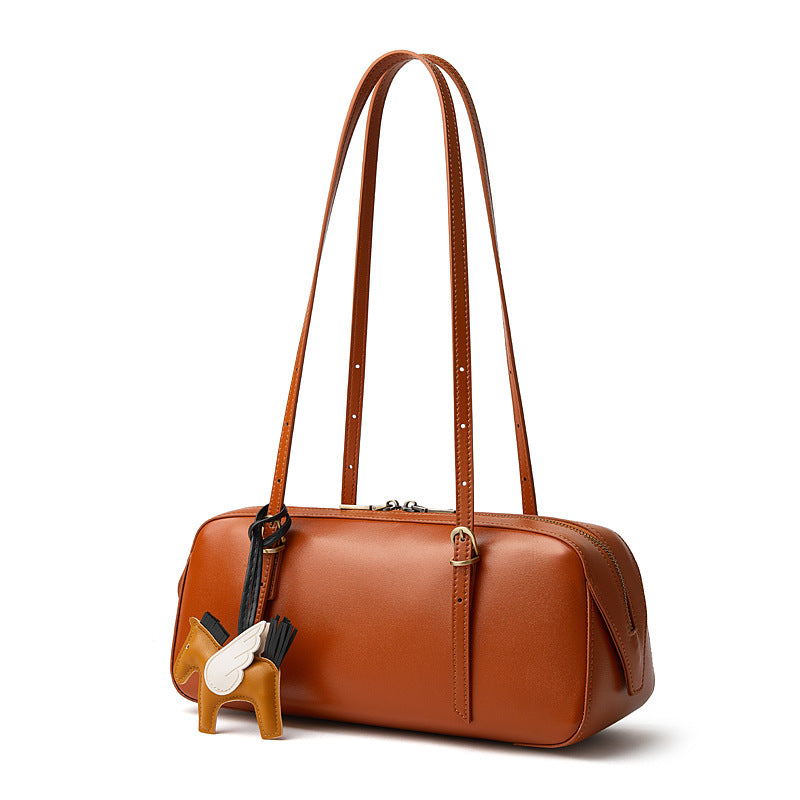 Women’s Fashion Leather Casual Underarm Bag-RAIIFY